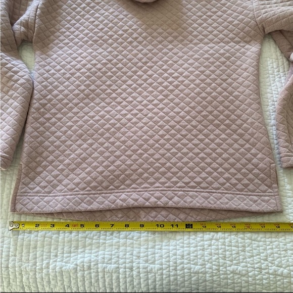 RBX Womens Pink Diamond Quilted Cowl Neck Sweater - Picture 7 of 10